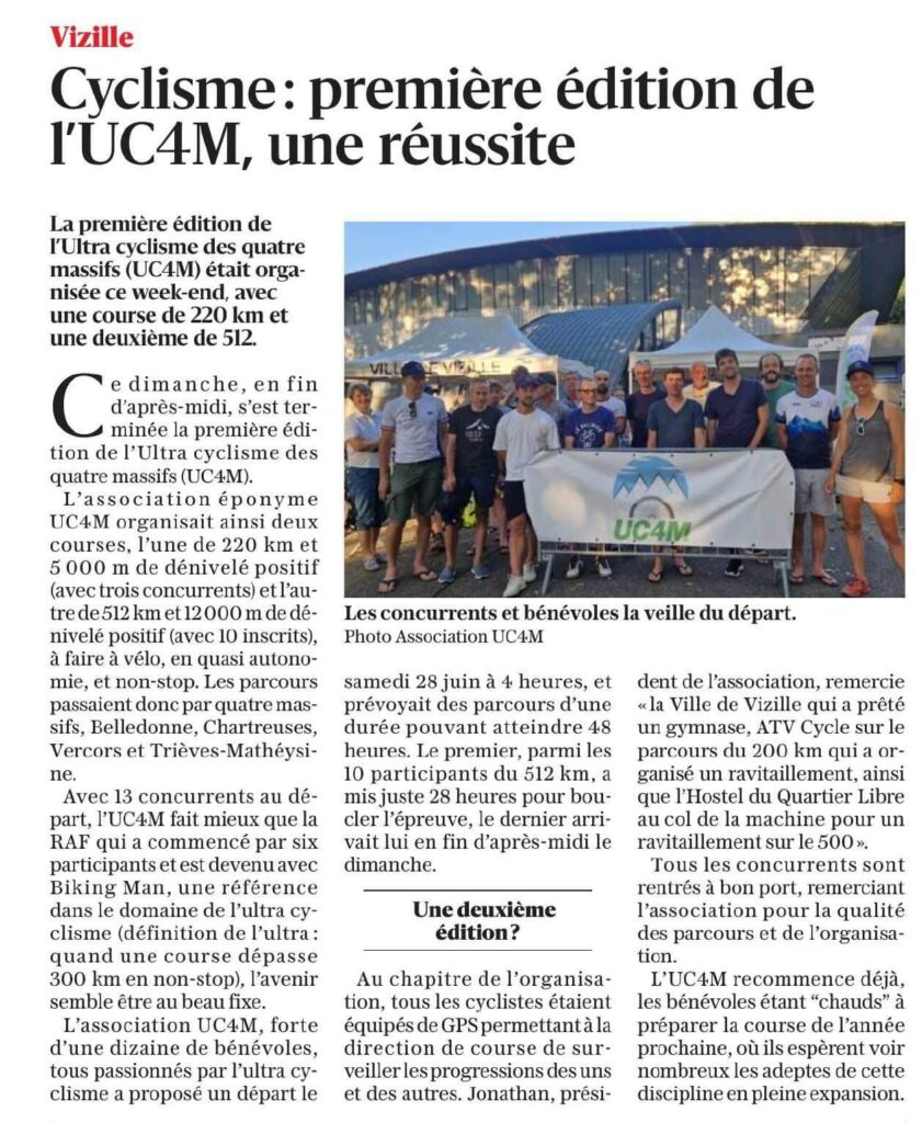 Article presse UC4M
